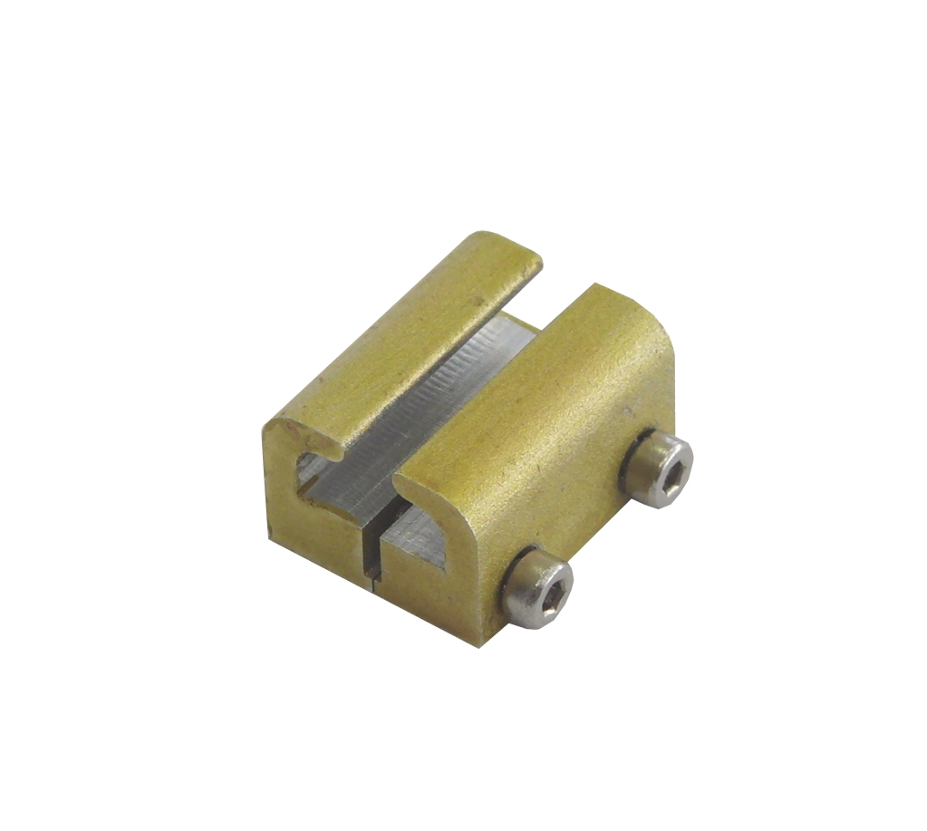 Morsetto per rotaia, da applicare sopra scarpetta in metallo Scala G DS Modellismo Morsetto per rotaia, da applicare scala G