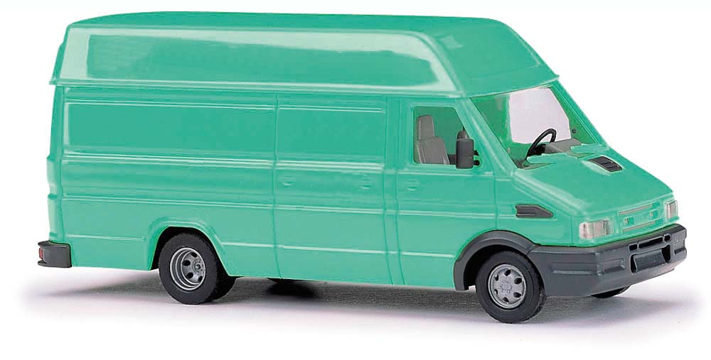Iveco Daily KW verde turchese Scala H0 DS Modellismo Iveco Daily KW verde turchese scala H0 Busch