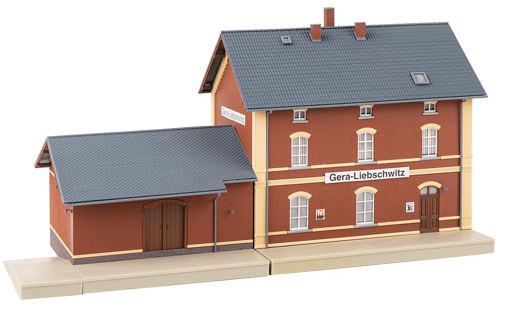 Stazione Ferroviaria di Gera-Liebschwitz Scala H0 DS Modellismo Stazione Ferroviaria scala H0