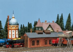 Rimessa locomotive 1 stallo scala N Faller
