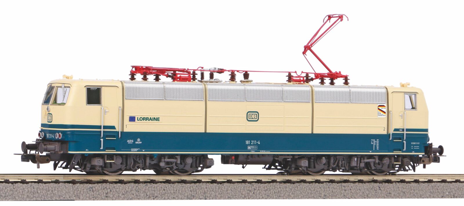 Locomotiva elettrica/Sound BR 181.2 DB Lorraine IV + PluX22 Dec. Scala H0 DS Modellismo Locomotiva elettrica/Sound BR 181.2 scala H0