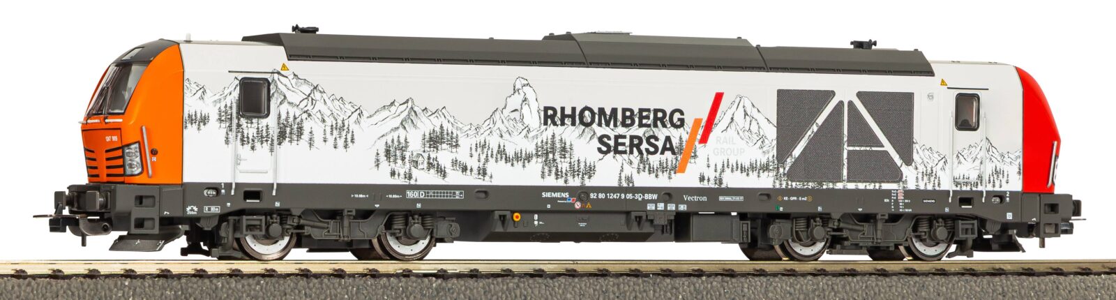 Locomotiva Diesel / Sound Vectron BR 247 Sersa Epoca VI Scala H0 DS Modellismo Locomotiva Diesel / Sound Vectron scala H0