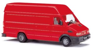 Iveco Daily KW rosso scala H0 Busch