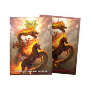 DS100 Sleeves Standard Matte Dual Art Fire