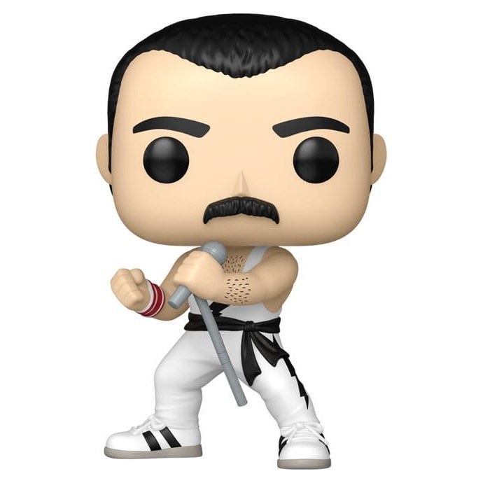 Queen POP! Rocks Vinyl Figure Freddie Mercury (white singlet) 9 cm DS Modellismo Queen POP! Rocks Vinyl Figure Freddie Mercury (white singlet) 9 cm