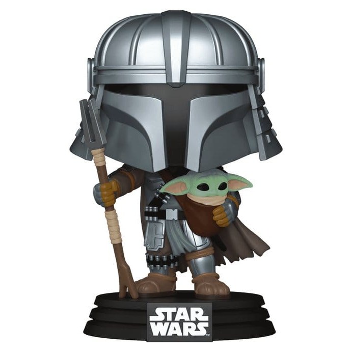 Star Wars POP! Vinyl Bobblehead Figure Mandalorian with Grogu (Impressions) Exclusive 9 cm DS Modellismo Star Wars POP! Vinyl Bobblehead Figure Mandalorian with Grogu (Impressions) Exclusive 9 cm