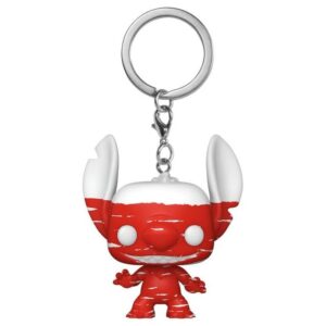 Portachiavi Lilo $ Stitch Pocket POP! 4 cm Stitch Badness Level Display (12)
