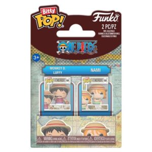 One Piece Bitty POP! Vinyl Figures 2-Pack Monkey D. Luffy & Nami 2 cm
