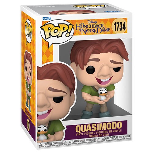 FUNKO POP Il Gobbo di Notre Dame Quasimodo w/Bird 1734 DS Modellismo FUNKO POP Il Gobbo di Notre Dame Quasimodo w/Bird 1734