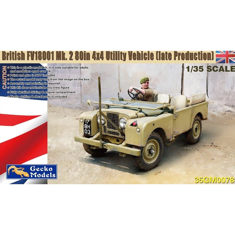 1/35 British FV18001 Mk.2 80in 4x4 Utility Vehicle (late Production) DS Modellismo 1/35 British FV18001 Mk.2 80in 4x4 Utility Vehicle (late Production)