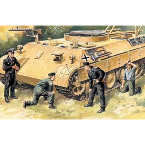 German Tank Crew 1943-1945 1 OFFICER+1 UNTEROFFICER+2 Soldiers Kit 1:35 DS Modellismo German Tank Crew 1943-1945 1 OFFICER+1 UNTEROFFICER+2 Soldiers Kit 1:35