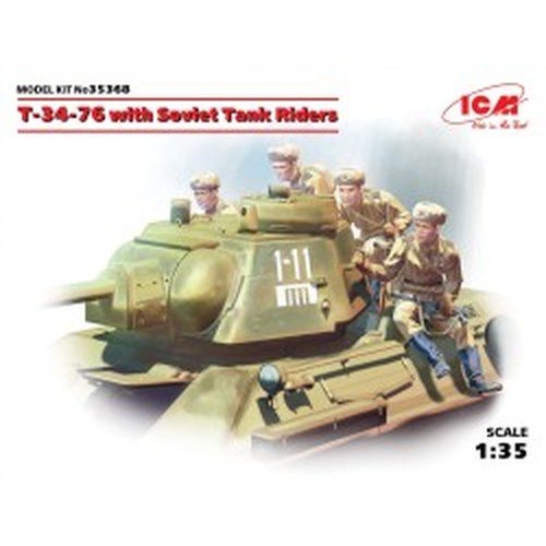 1/35 T-34-76 with Soviet Tank Riders DS Modellismo 1/35 T-34-76 with Soviet Tank Riders