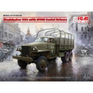 1/35 Studebaker US6 with Wwii Soviet Drivers