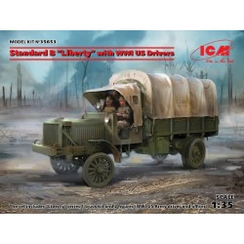 1/35 Standard B "Liberty" with Wwi US Drivers DS Modellismo 1/35 Standard B "Liberty" with Wwi US Drivers