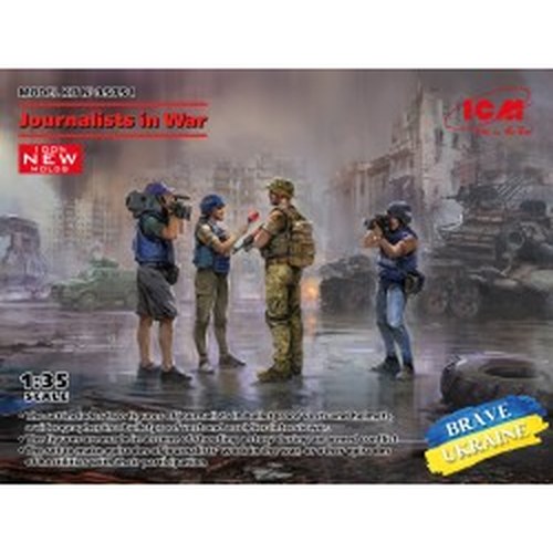 Journalists in War 4 Figures Kit 1:35 DS Modellismo Journalists in War 4 Figures Kit 1:35
