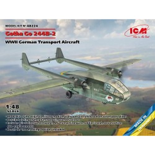 1/48 Gotha Go 244B-2, Wwii German Transport Aircraft DS Modellismo 1/48 Gotha Go 244B-2, Wwii German Transport Aircraft
