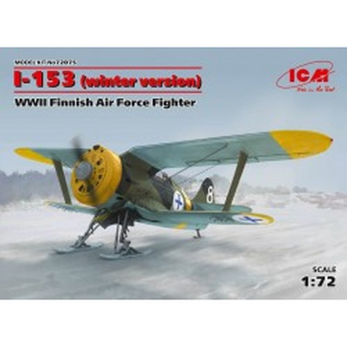 1/72 I-153, Wwii Finnish Air Force Fighter (winter version) DS Modellismo 1/72 I-153, Wwii Finnish Air Force Fighter (winter version)