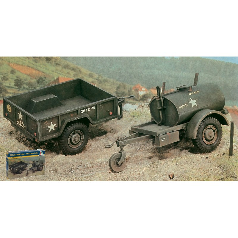 Gal.S Tank Trailer and M101 Kit 1:35 DS Modellismo Gal.S Tank Trailer and M101 Kit 1:35
