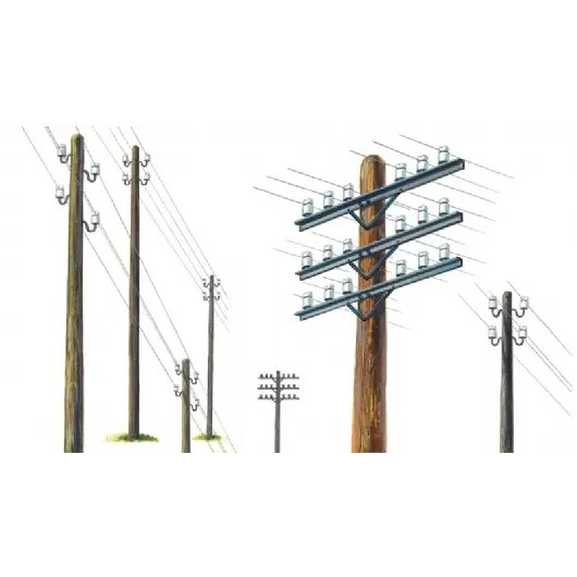 Telegraph Poles Kit 1:35 DS Modellismo Telegraph Poles Kit 1:35