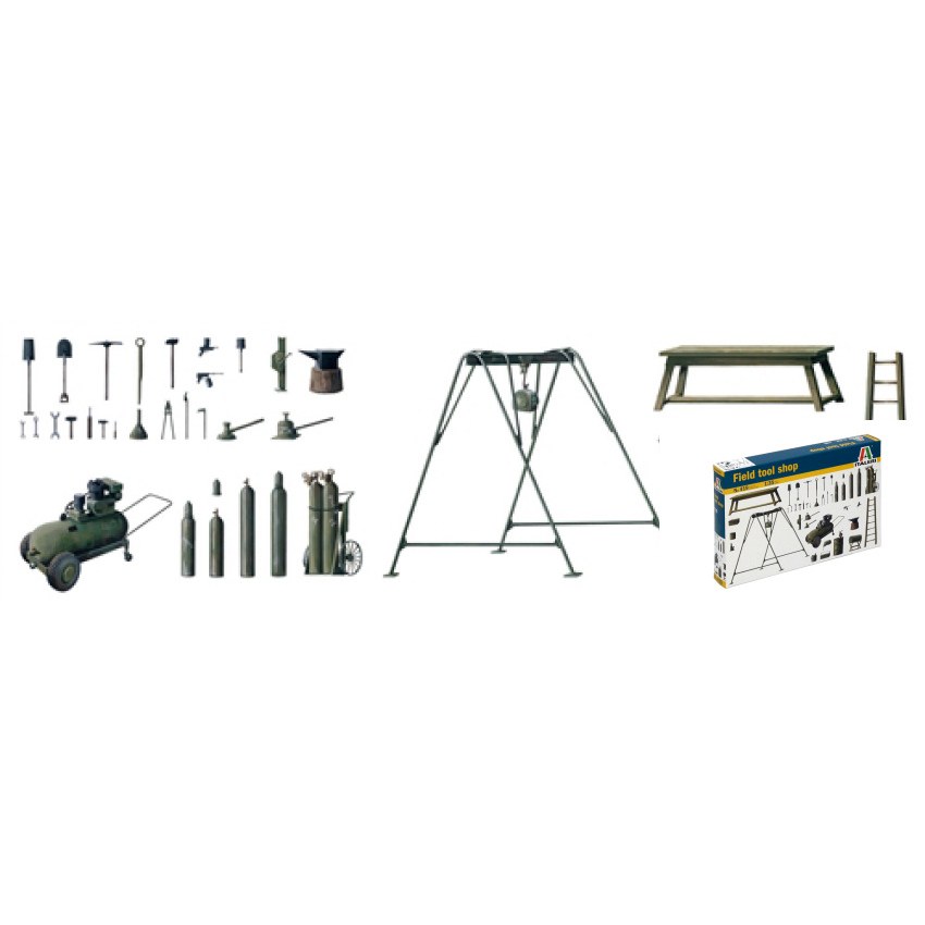 Field Tool Shop Kit 1:35 DS Modellismo Field Tool Shop Kit 1:35