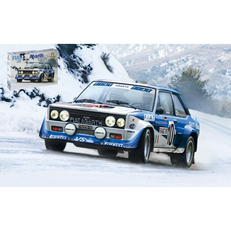 Fiat 131 Abarth N.10 Winner Monte Carlo 1980 W.Rohrl-C.Geistdorfer 1:24 DS Modellismo Fiat 131 Abarth N.10 Winner Monte Carlo 1980 W.Rohrl-C.Geistdorfer 1:24