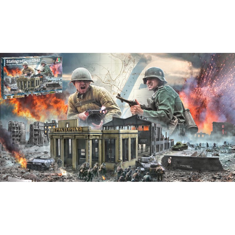 WWII Stalingrad Siege Uranus Operation Kit 1:72 DS Modellismo WWII Stalingrad Siege Uranus Operation Kit 1:72