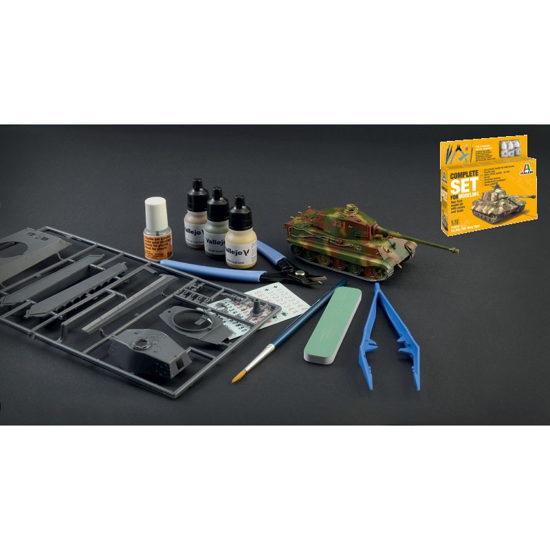 King Tiger Set Completo Kit 1:72 DS Modellismo King Tiger Set Completo Kit 1:72