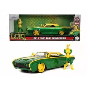 Ford Thunderbird 1963 Marvel Loki 1:24 Jada Toys 1:24