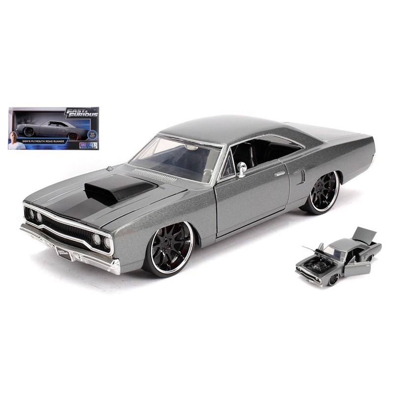 Dom'S Plymouth Road Runner Fast & Furious 1:24 Jada Toys DS Modellismo Dom'S Plymouth Road Runner Fast & Furious 1:24 Jada Toys 1:24