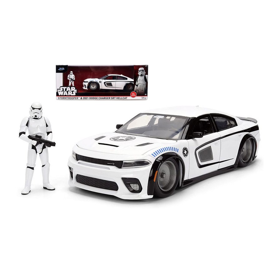 Dodge Star Wars Storm Trooper White 1:24 DS Modellismo Dodge Star Wars Storm Trooper White 1:24