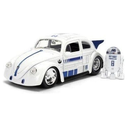 Star Wars Diecast Model 1:24 R2-D2 1959 VW Drag Beetle DS Modellismo Star Wars Diecast Model 1:24 R2-D2 1959 VW Drag Beetle