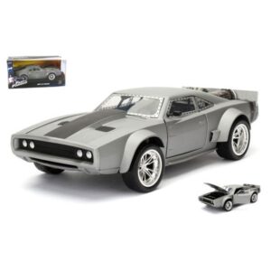 Dom'S Ice Dodge Charger R/T Fast & Furious Grey 1:24 Jada Toys 1:24
