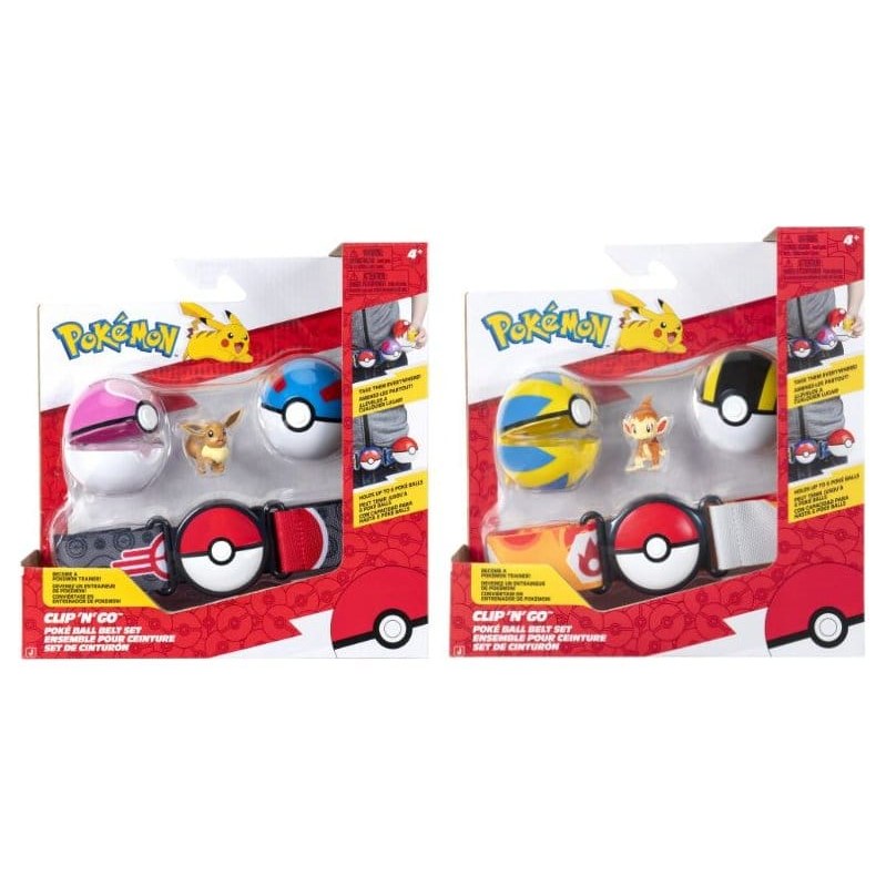 Pokémon Clip 'n' Go Belt Set ver. 19 Assortment (4) DS Modellismo Pokémon Clip 'n' Go Belt Set ver. 19 Assortment (4)