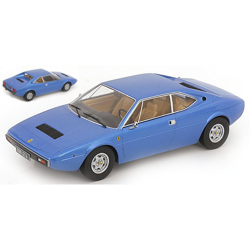Ferrari 308 Gt4 1974 Light Blue Metallic 1:18 DS Modellismo Ferrari 308 Gt4 1974 Light Blue Metallic 1:18