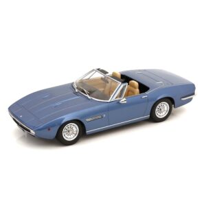 Maserati Ghibli Spyder Light Blue Metallic with Spoke Rims 1970