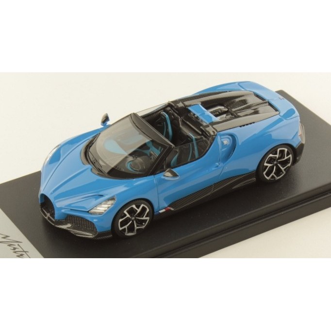 Bugatti W16 Mistral Blue 1:43 DS Modellismo Bugatti W16 Mistral Blue 1:43
