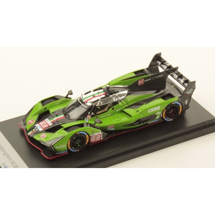 Lamborghini SC63 N.63 Le Mans 2024 Bortolotti-Mortata-Kvyat 1:43 DS Modellismo Lamborghini SC63 N.63 Le Mans 2024 Bortolotti-Mortata-Kvyat 1:43
