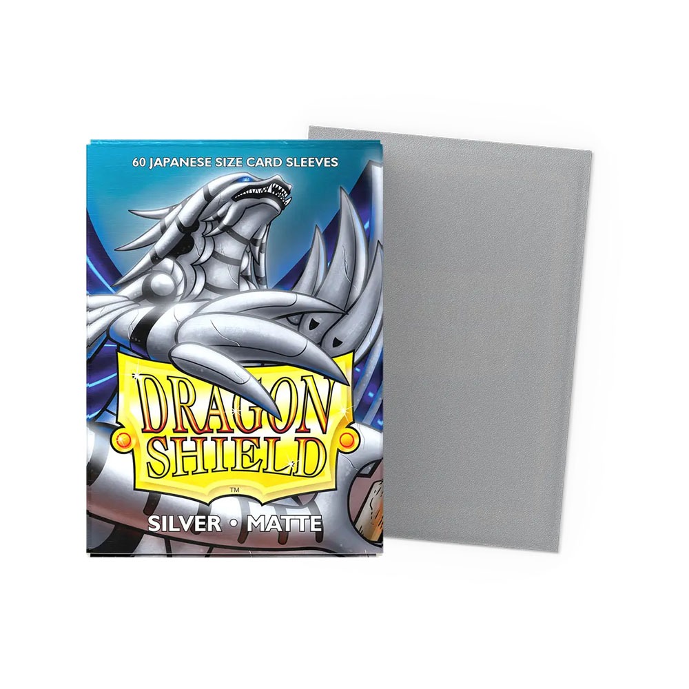 Dragon Shield Buste Protettive Mini Japanese da 60 - Matte Silver AT-11108 DS Modellismo Dragon Shield Buste Protettive Mini Japanese