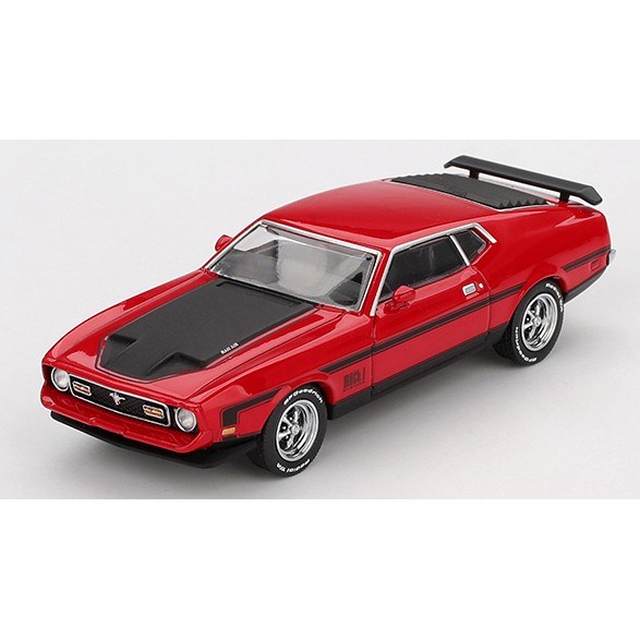 Ford Mustang Mach 1 1971 Race Red 1:64 DS Modellismo Ford Mustang Mach 1 1971 Race Red 1:64
