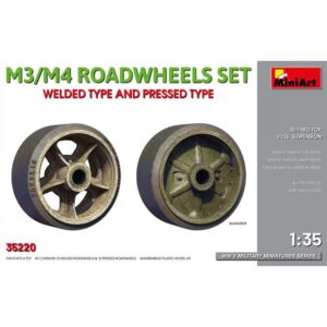 M3/M4 Roadwheels Set Kit 1:35