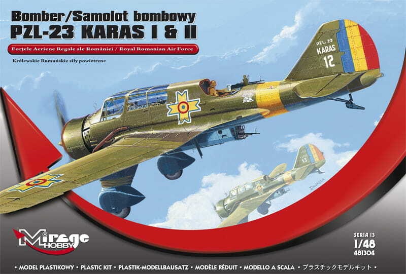 1/48 Bomber/Samolot bombowy PZL-23 Karas I & II DS Modellismo Bomber/Samolot bombowy PZL-23 Karas I & II