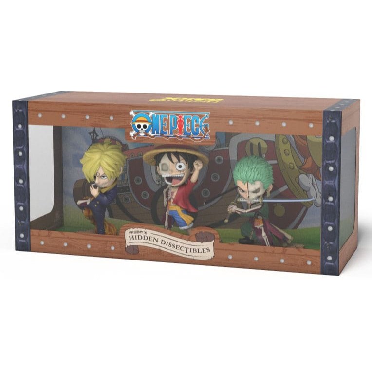 One Piece Freeny's Hidden Dissectables Vinyl Figure Luffy, Zoro and Sanji 10 cm DS Modellismo One Piece Freeny's Hidden Dissectables Vinyl Figure Luffy, Zoro and Sanji 10 cm
