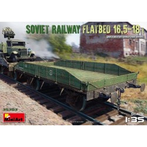 1/35 Soviet Railway Flatbed 16,5-18t DS Modellismo 1/35 Soviet Railway Flatbed 16,5-18t