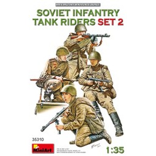 1/35 Soviet Infantry Tank Riders Set 2 DS Modellismo 1/35 Soviet Infantry Tank Riders Set 2