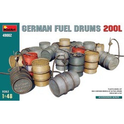 1/48 German Fuel Drums 200L DS Modellismo 1/48 German Fuel Drums 200L