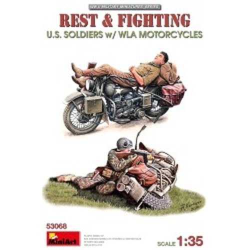 1/35 Rest & Fighting. U.S. Soldiers with Wla Motorcycles DS Modellismo 1/35 Rest & Fighting. U.S. Soldiers with Wla Motorcycles
