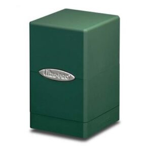 Satin Tower Green Deck Box