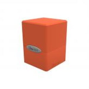 Satin Cube Pumpkin Orange