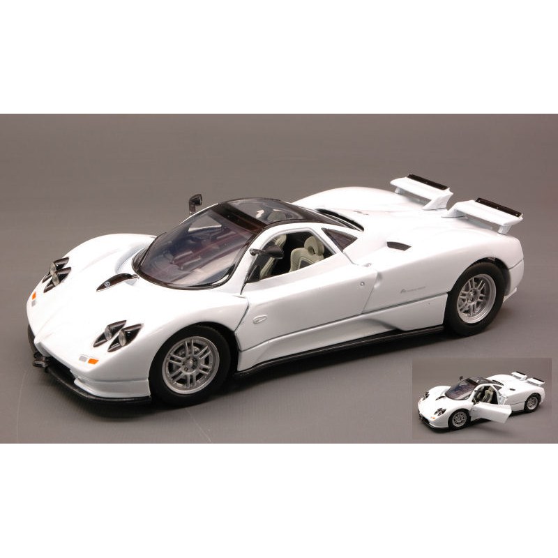 Pagani Zonda C12 1999 White 1:24 DS Modellismo Pagani Zonda C12 1999 White 1:24