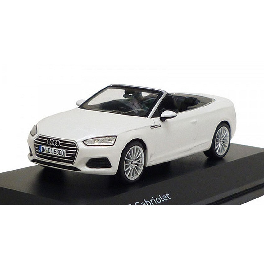 Audi A5 Convertible Glacier White 1:43 DS Modellismo Audi A5 Convertible Glacier White 1:43